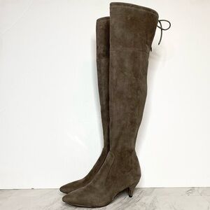 Sam Edelman Kristie Steel Grey Over the Knee Boot 6.5